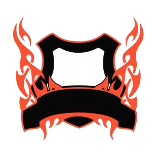 Black and red flames template  listed in flames decals.