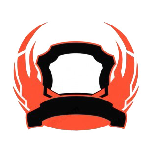 Black and red flames template  listed in flames decals.