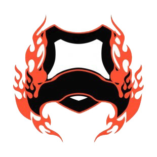 Black and red flames template  listed in flames decals.