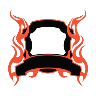 Black and red flames template  listed in flames decals.