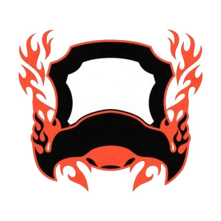 Black and red flames template  listed in flames decals.