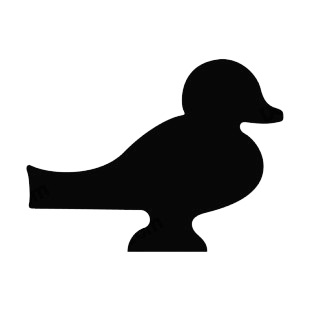 Chick silhouette listed in birds decals.