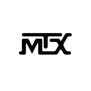 Car audio MTX listed in car audio decals.
