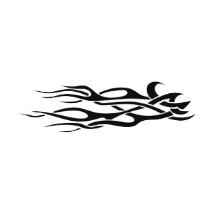 Tribal flames listed in flames decals.