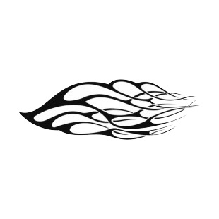 Tribal flames listed in flames decals.