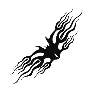 Symmetric flames listed in flames decals.