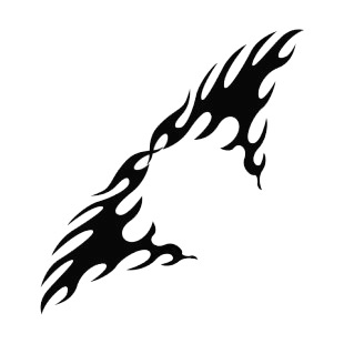 Symmetric flames listed in flames decals.