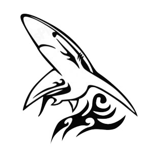 Flamboyant shark  listed in flames decals.