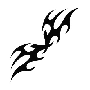 Symmetric flames listed in flames decals.