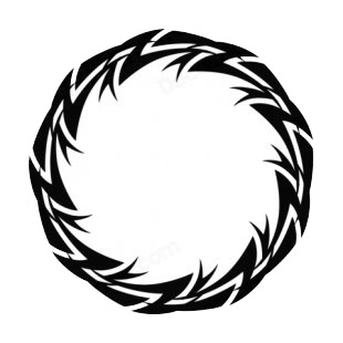 Round flames listed in flames decals.