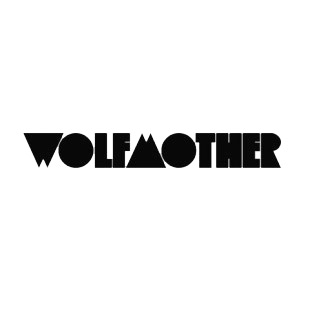Wolfmother logo wolf mother listed in music and bands decals.