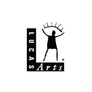 Lucas Arts listed in famous logos decals.