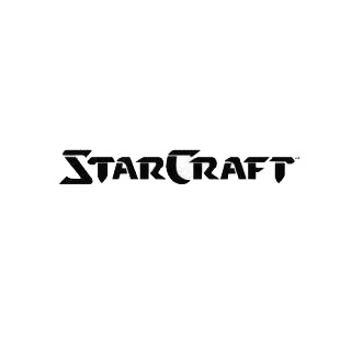 StarCraft logo listed in famous logos decals.