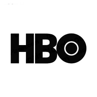 HBO TV Channel listed in famous logos decals.