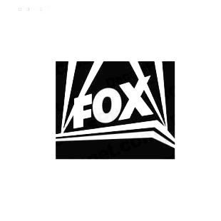FOX TV Channel listed in famous logos decals.