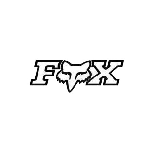Fox Racing logo listed in famous logos decals.