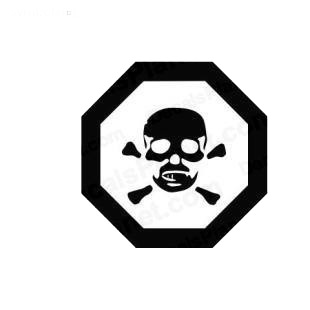 Chemical sign symbol listed in miscellaneous decals.