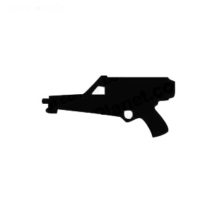 Gun pistol listed in military decals.