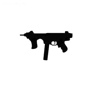 Gun pistol listed in military decals.