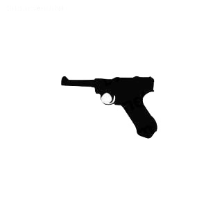 Gun pistol listed in military decals.