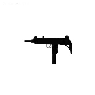 Gun pistol  listed in military decals.