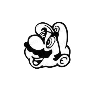 Funny Super Mario Brothers Video Game listed in funny decals.