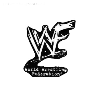 WWF/WWE Funny World Wildlife Federation Logo Stickers/Decals 3.5 in matte 