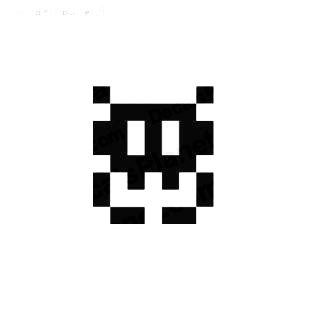 Space invaders alien listed in aliens decals.