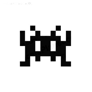 Space invaders alien listed in aliens decals.