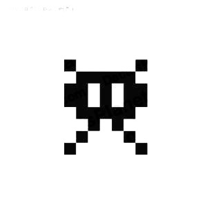 Space invaders alien listed in aliens decals.