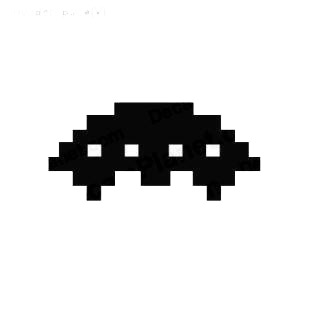 Space invaders alien listed in aliens decals.