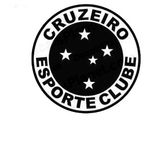 Cruzeiro Esporte clube football team listed in soccer teams decals.