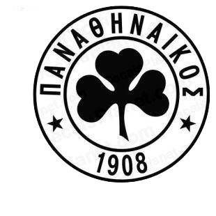 Panathinaikos football team listed in soccer teams decals.