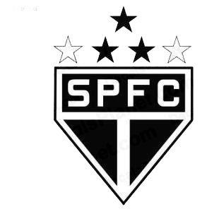 Sao Paulo Futebol Clube football team listed in soccer teams decals.