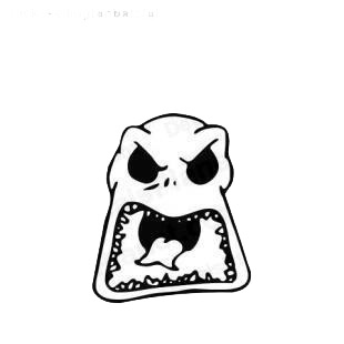 Jack Skellington pumpkin king listed in characters decals.