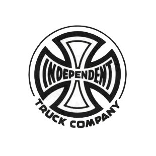 Independent Truck Company listed in skate and surf decals.