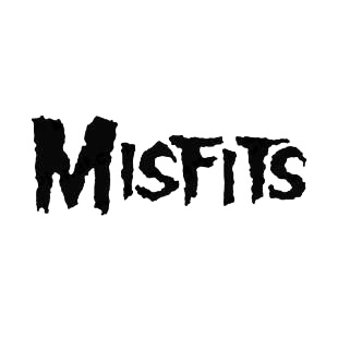 Misfits band music listed in music and bands decals.