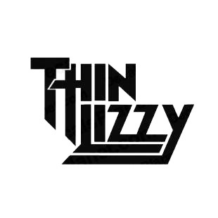 Thin Lizzy band music listed in music and bands decals.