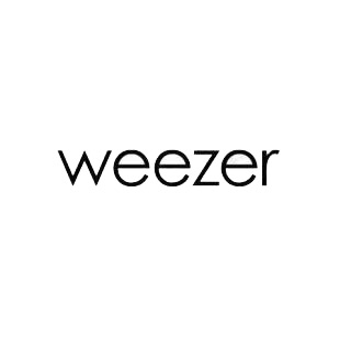 Weezer band music listed in music and bands decals.