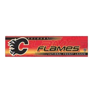 Calgary Flames bumper sticker listed in calgary flames decals.