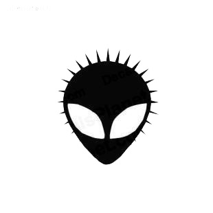 Alien ovni monster ET listed in aliens decals.