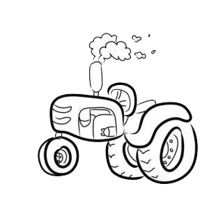 Tractor listed in agriculture decals.