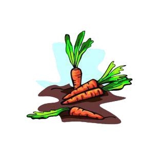 Carrots listed in agriculture decals.