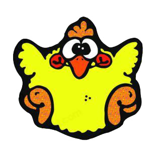 Chicken listed in birds decals.