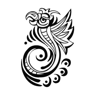 Bird drawing listed in birds decals.
