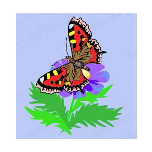 Red Butterfly listed in butterflies decals.