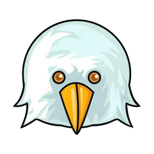 Eagle head listed in birds decals.