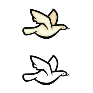 Peace doves listed in birds decals.