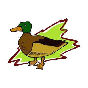 Duck listed in birds decals.