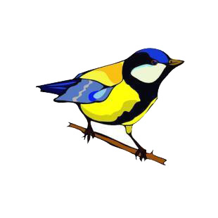 Chickadee listed in birds decals.